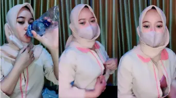 Live Tika Hijab Spill Belahan Anu